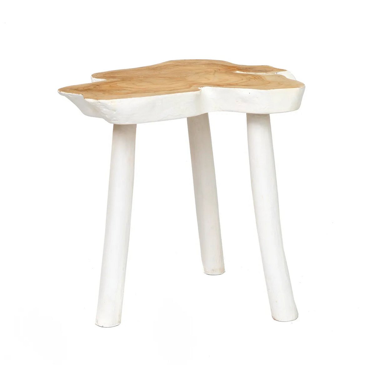 De organische bijzettafel - natuurlijk wit |woon-meubel.nl
