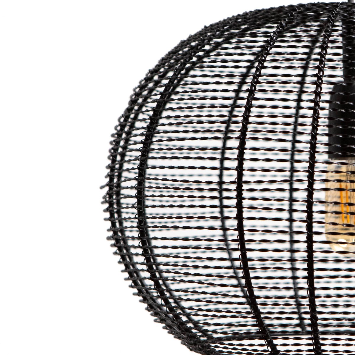 Lampe à suspension LUCAS noir mat Ø40x28cm