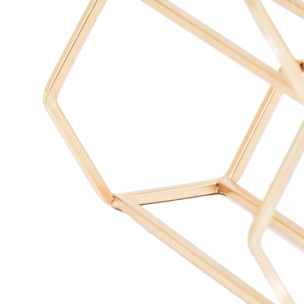 Wijnrek - Metaal - Goud - 11 flessen Moderne |woon-meubel.nl