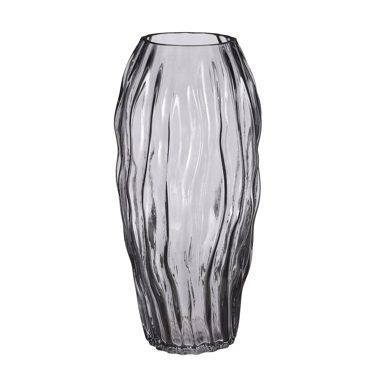 Feline Vase - H32 x Ø16 cm - Glass - Dark Brown