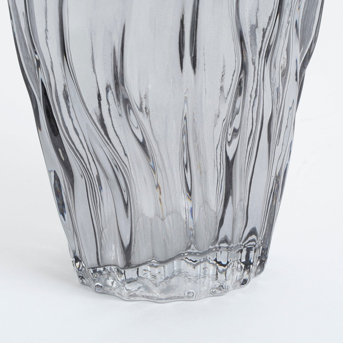 Feline Vase - H32 x Ø16 cm - Glass - Dark Brown