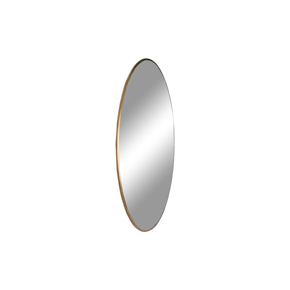 Jersey Spiegel rond in zwart of messing look 40/60/60/80