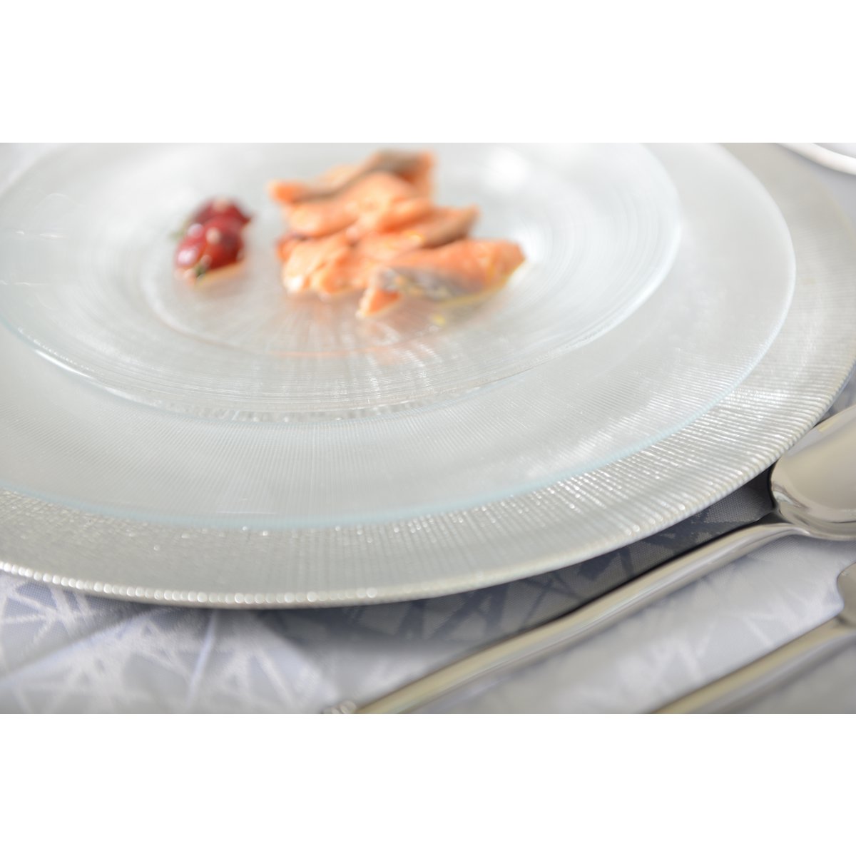 Aulica Terra Silver Onderbord – 31 cm | Elegant & Glanzend Design