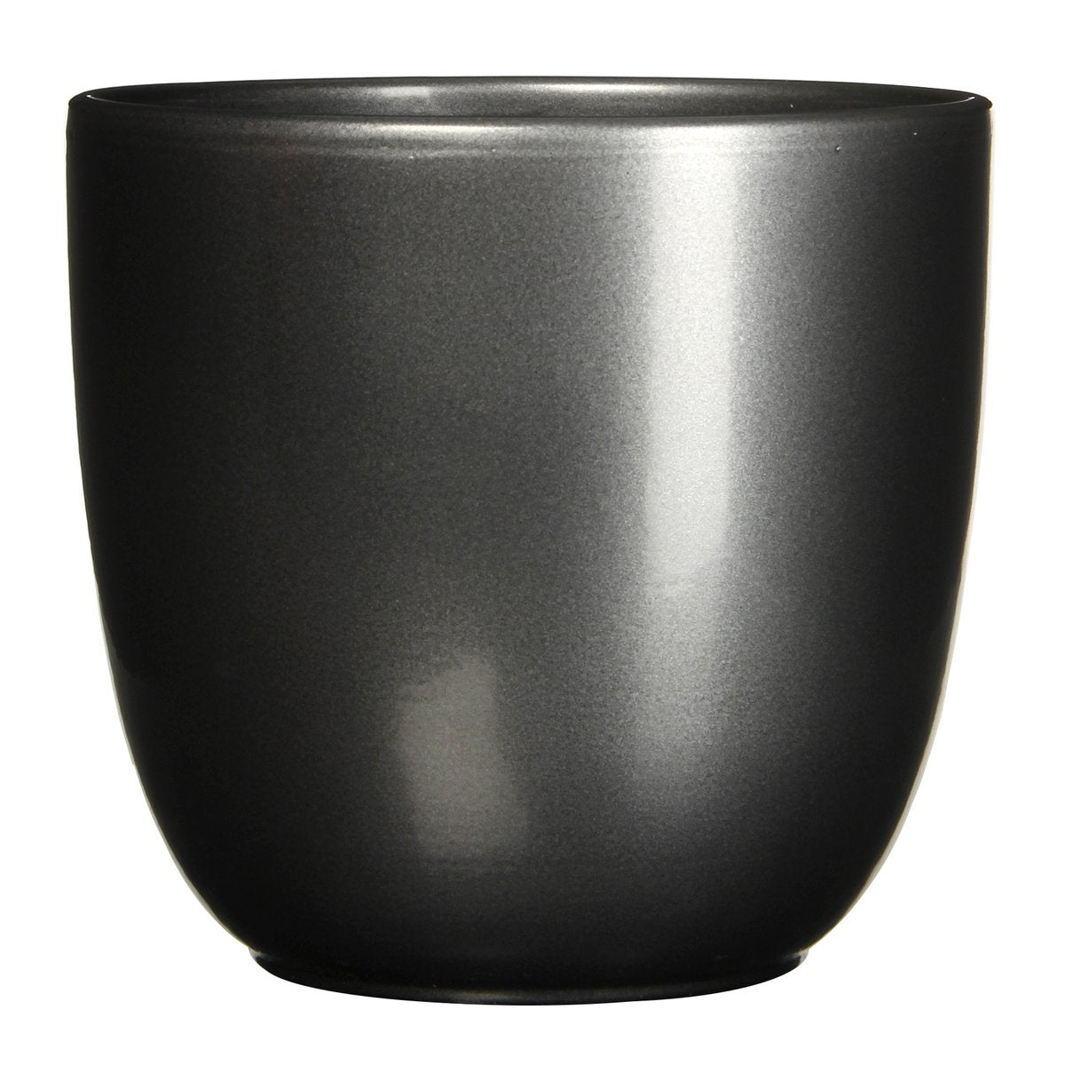 Cache-pot Tusca - H34,5 x Ø39 cm - Anthracite