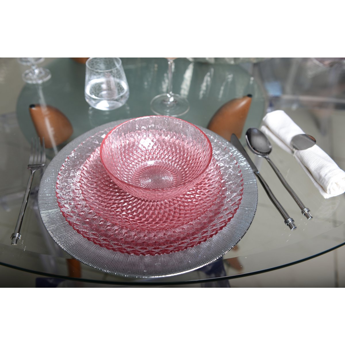Aulica Terra Silver Onderbord – 31 cm | Elegant & Glanzend Design