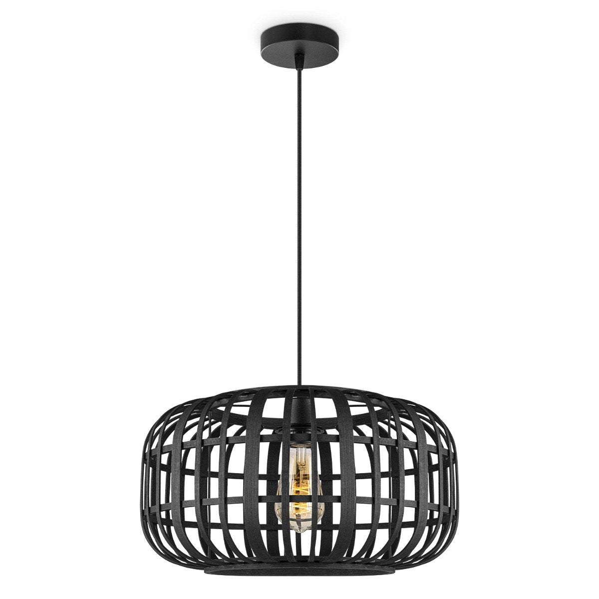 Boheemse Hanglamp Bamboe Lampenkap 40 x 126 cm (B X H)