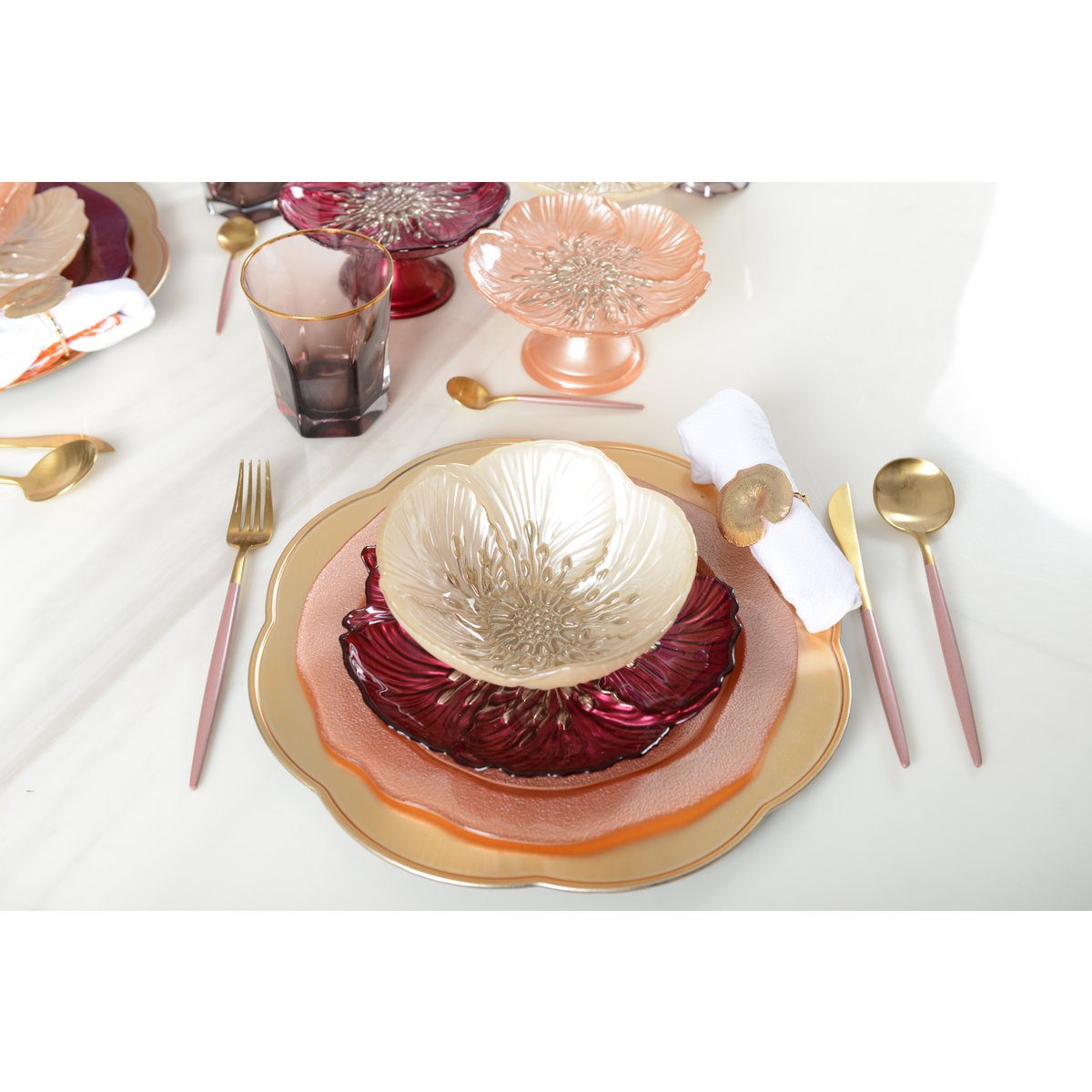 Goud Onderbord – Ø33 cm | Luxe Tafeldecoratie |woon-meubel.nl