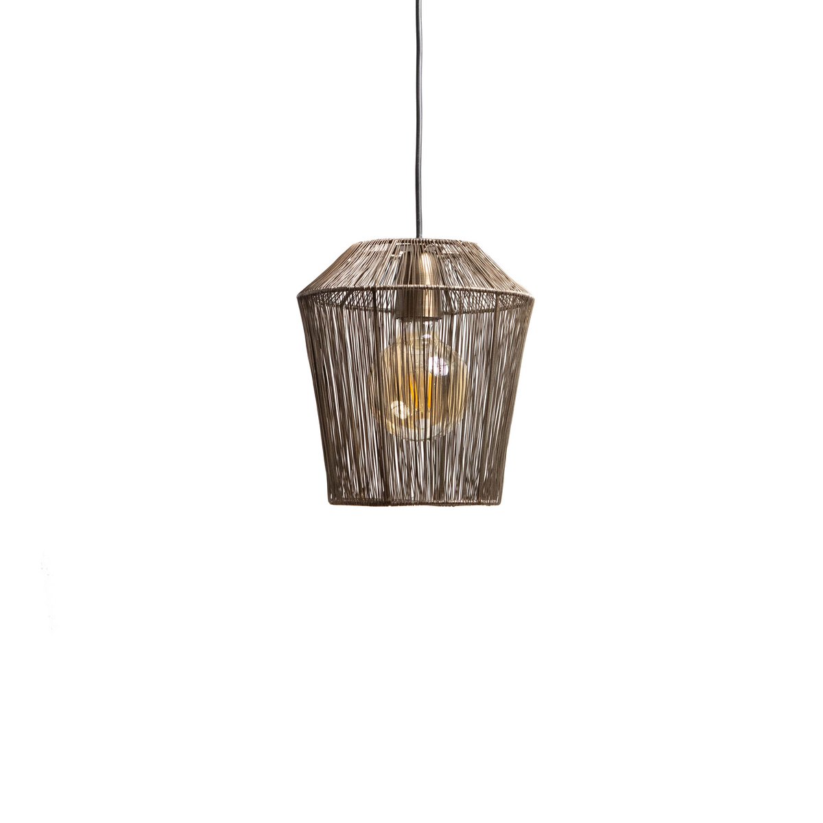MILA pendant lamp antique bronze Ø33x36cm