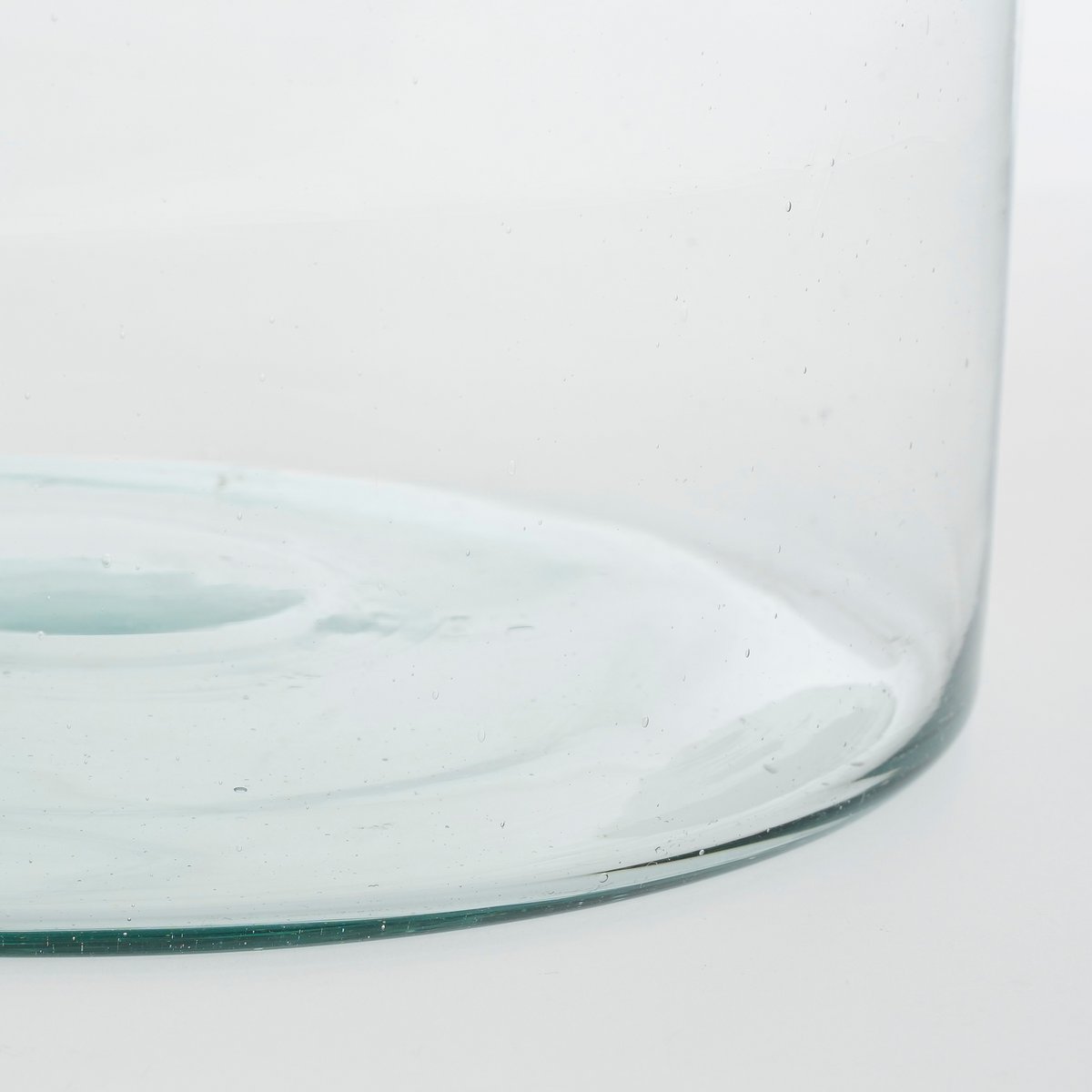Vienne Vase - H20 x Ø21 cm - Recycled Glass - Transparent