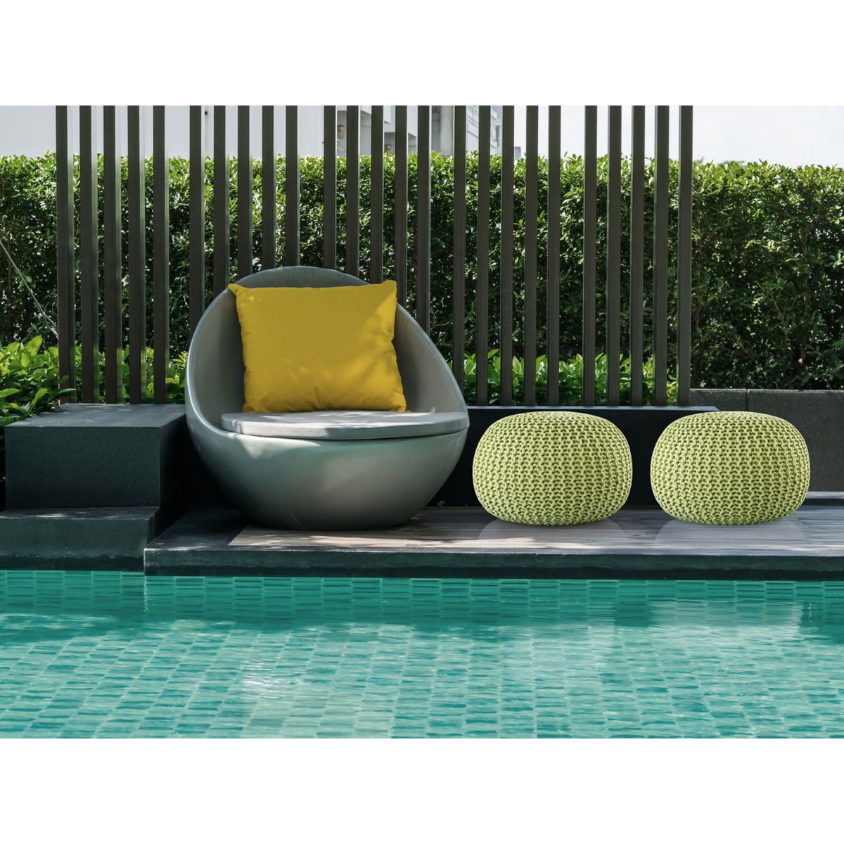 Voglrieder Buitenpoef – 100% Gerecycled Plastic – Waterdicht & Lichtgewicht – In 14 Kleuren