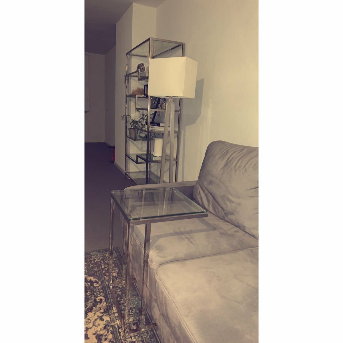 Table pour ordinateur portable Argent