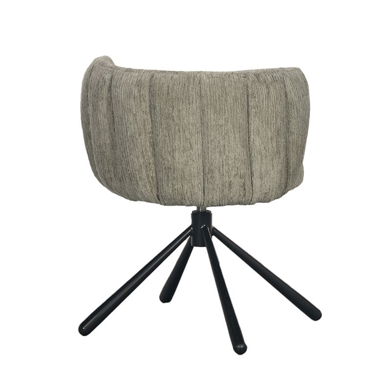 Shell Swivel Chair Crocodile Green
