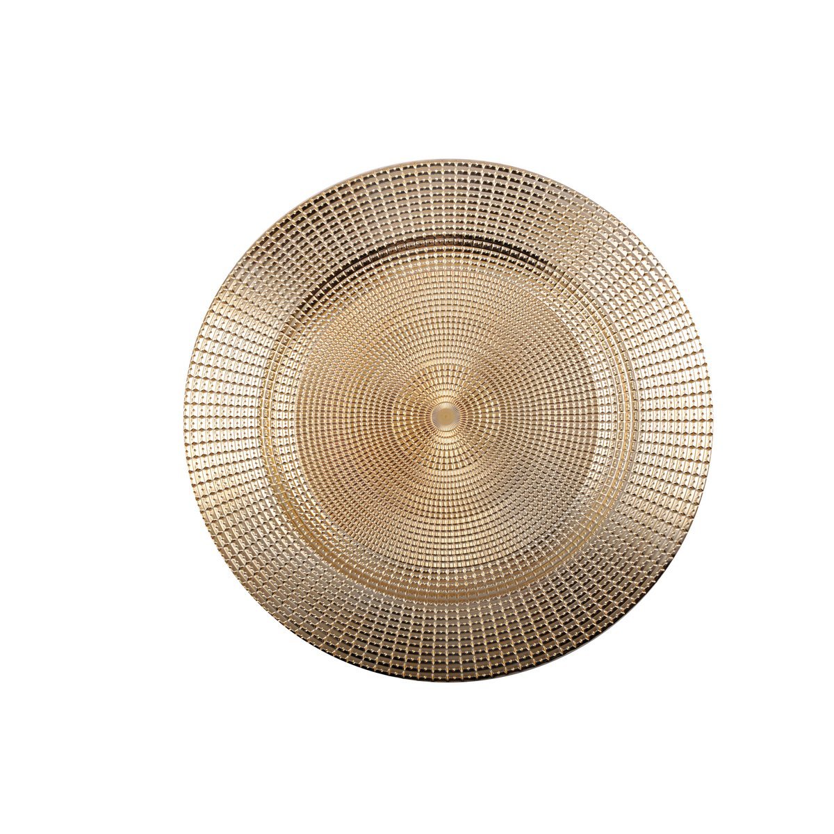 Gouden Onderbord Ø31cm - Aulica | Luxe Tafeldecoratie |woon-meubel.nl