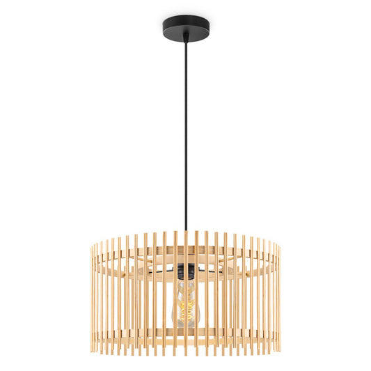 Bohemien Hanglamp Bamboe kap Ø40 x 126 cm (B X H) |woon-meubel.nl