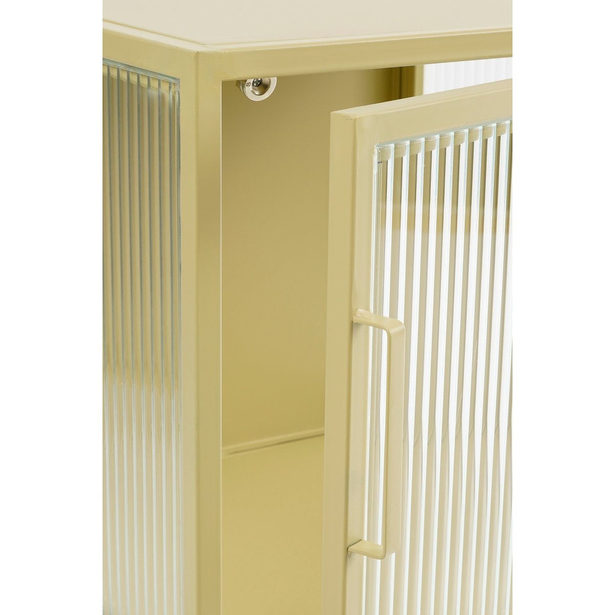 Clifton Opbergkast met Deuren - Beige, Metaal - L38xB35xH50 |woon-meubel.nl