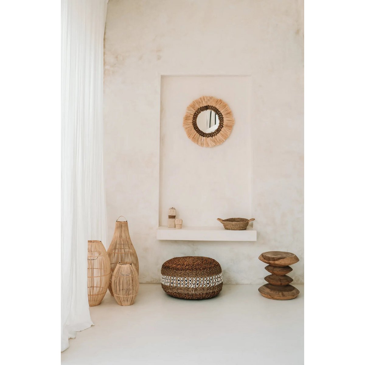 De Zuri Hanger - Naturel - L | woon-meubel.nl