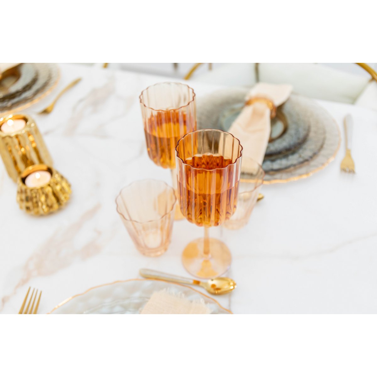 Gouden Wijnglazen – Luxe Design |woon-meubel.nl