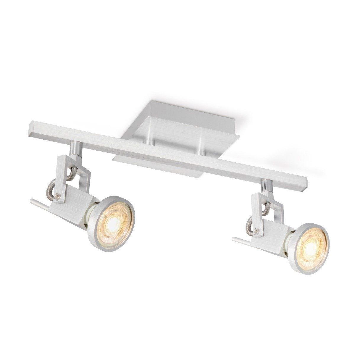 LED Surface-mounted spotlight Cali 2 - incl. dimmable LED lamp - steel
