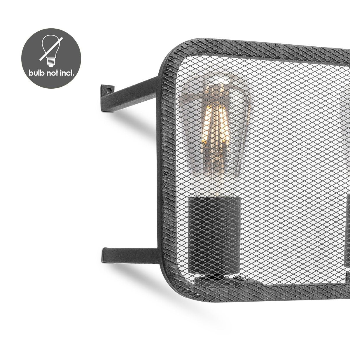 Modern Wall Lamp Weave | 30/15/20cm | Black | E27
