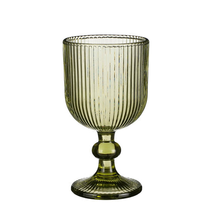 Merlot Wijnglas Lichtgroen 250 ml - Glas - Set van 6| woon-meubel.nl