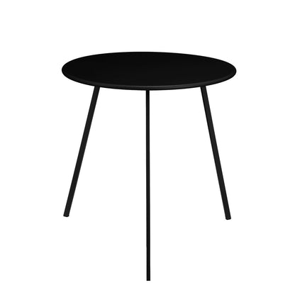 Bijzettafel Seatle - Buiten - Zwart - Metaal H50 x Ø50 |woon-meubel.nl