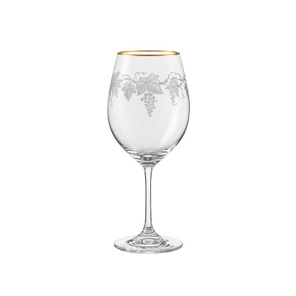 Wijnglazen (Set van 2) – Gouden Rand – Marie Design