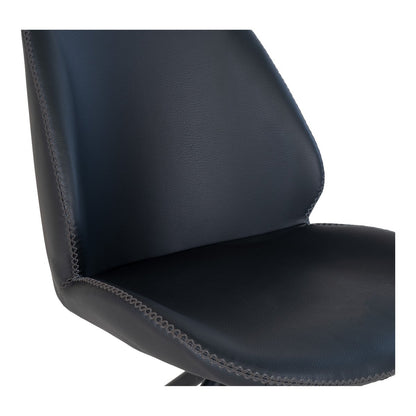 Chaise de salle à manger Monte Carlo - Noir - lot de 2
