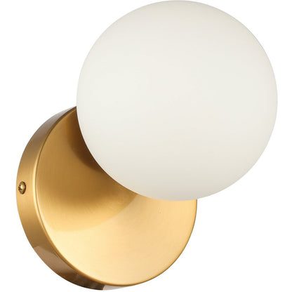 Maria Wall Lamp White Gold