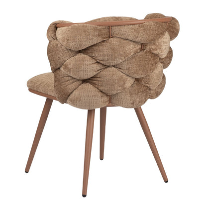 Eetkamerstoelen - Rockstoel karamel (set van 2) | woon-meubel.nl