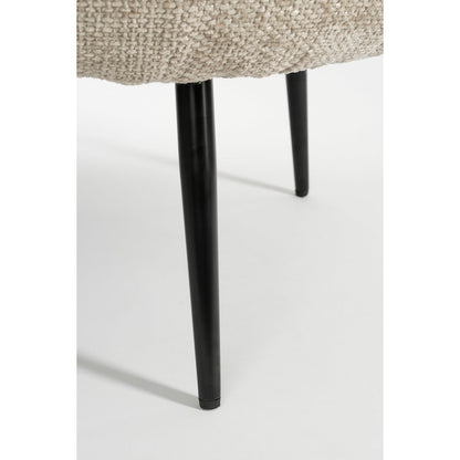 Armchair - L74 x W80 x H69 cm - Light grey