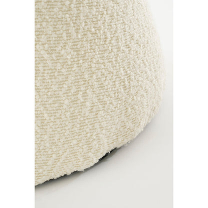 Pouf - H46 x Ø49 cm - Off White
