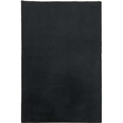 Fluffy Carpet Black 80x150CM
