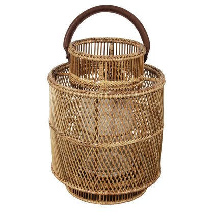 Schiereiland Lantaarn- Handgemaakte - rattan |woon-meubel.nl