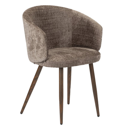 Luna Chair Mink - eetkamerstoel - set van 2 |woon-meubel.nl