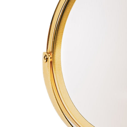 Miroir - Miroir de maquillage - Métal/Marbre - Doré -17,5x12x37cm
