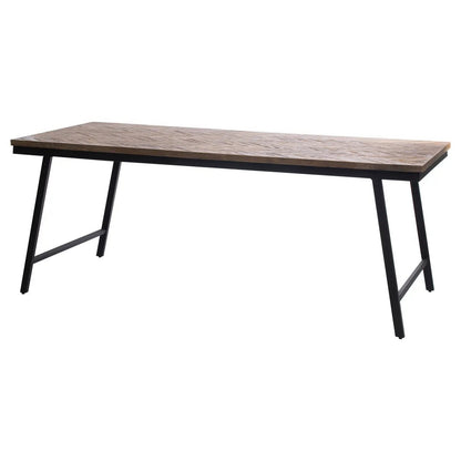 De visgraatconsole - Visgraatmotief naturel 170x40x80 |woon-meubel.nl