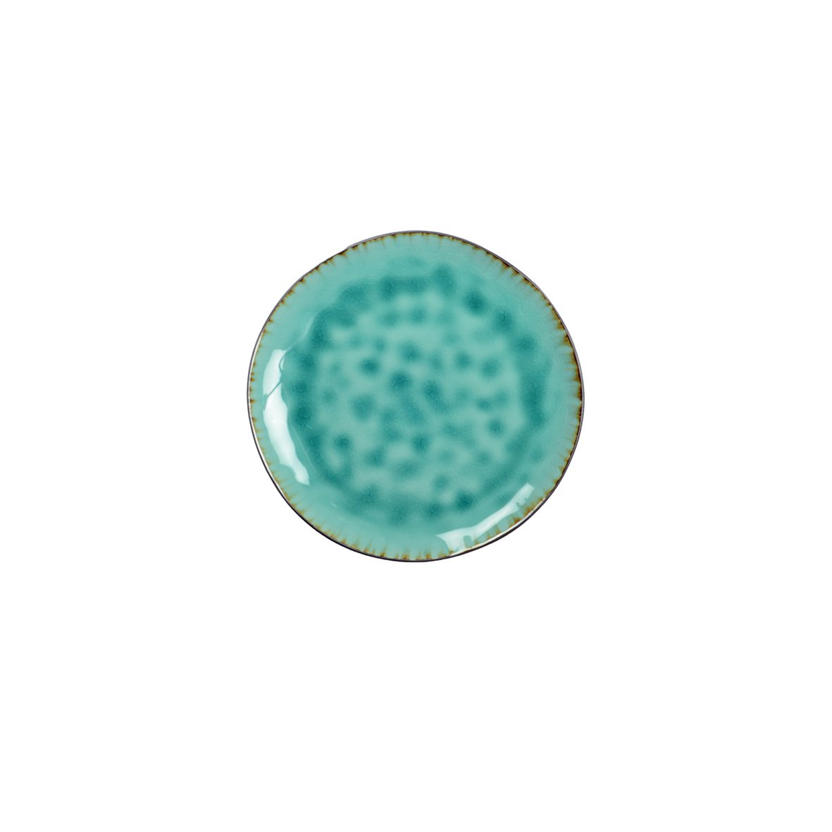 Aulica Groene Dessertplaat – Keramisch Rond 20cm | woon-meubel.nl