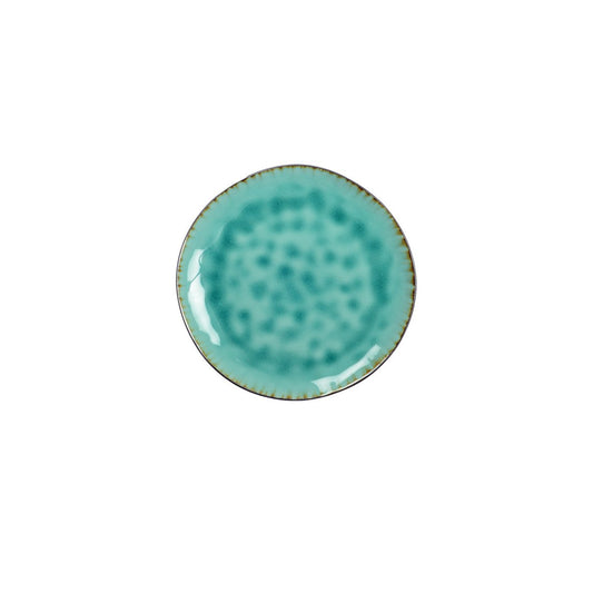 Aulica Groene Dessertplaat – Keramisch Rond 20cm | woon-meubel.nl