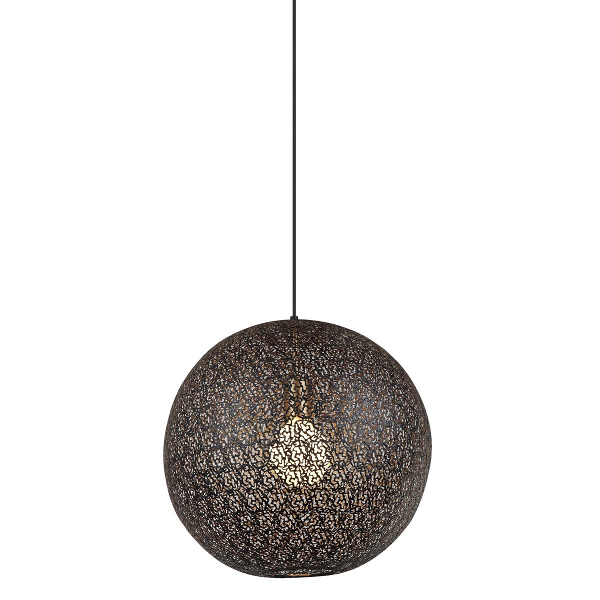 Hanglamp, 40 cm, H340 zwart