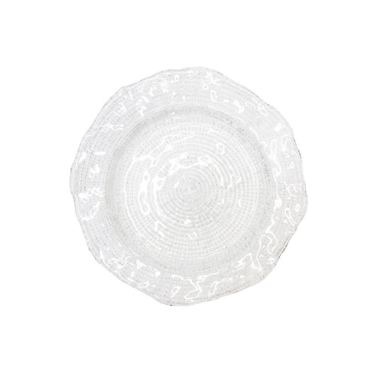 Aulica Dessertbord Transparant Glas – 21 cm