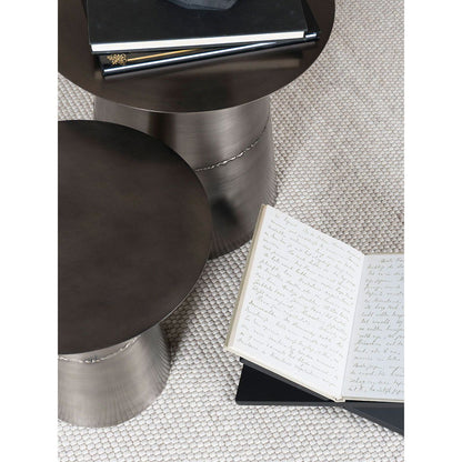 Salontafel Comterra - 49 x 49 cm - Zinc |woon-meubel.nl