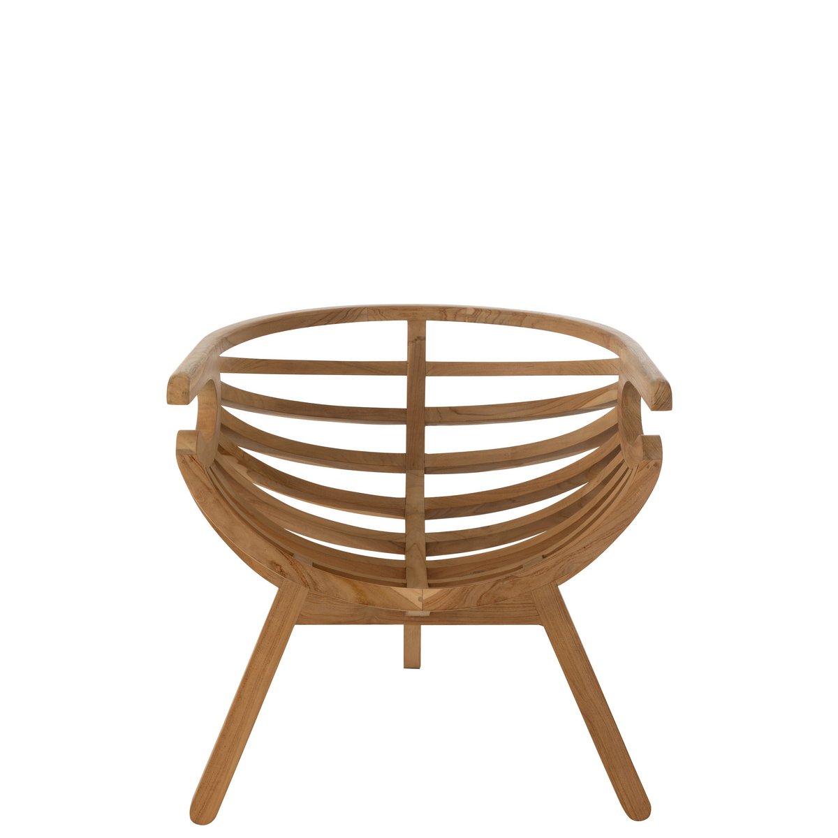 J-Line Stoel Crab Teak Hout Naturel