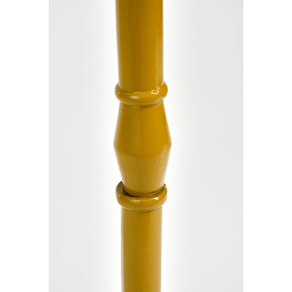 Duco Bijzettafel H58xØ25cm - Gerecycled Aluminium Donkergeel|woon-meubel.nl