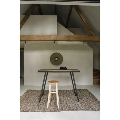 Elegante Barkruk - handgemaakt massief hout |stijlvol en tijdloos |woon-meubel.nl