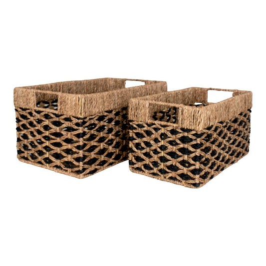 2 Opbergmanden van Zeegras | woon-meubel.nl