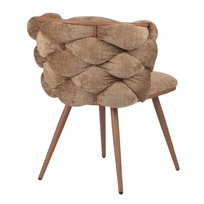 Eetkamerstoelen - Rockstoel karamel (set van 2) | woon-meubel.nl