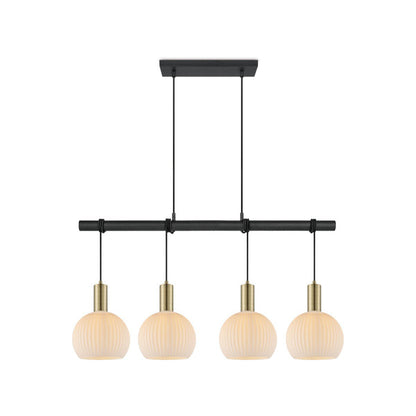 Hanging lamp Credo - Brass - 101x20x195cm