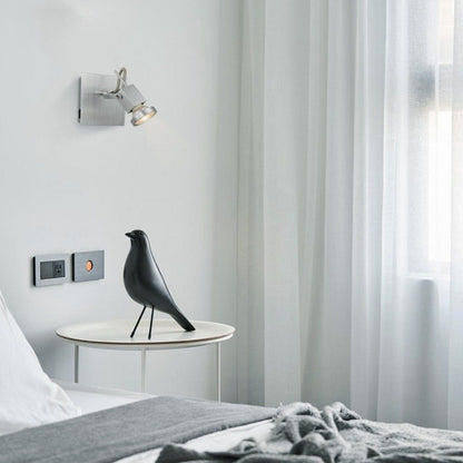 Spot mural LED Cali - avec lampe LED à intensité variable - acier