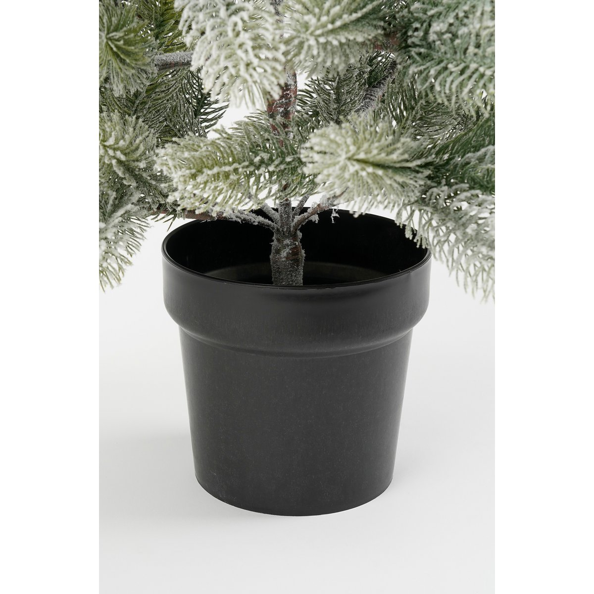 Nigata Kunstkerstboom in Pot - H90 x Ø55 cm - Groen Frosted