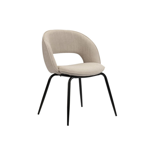 Regenboogstoel Beige Stijlvolle stoel - Set van 2 |woon-meubel.nl